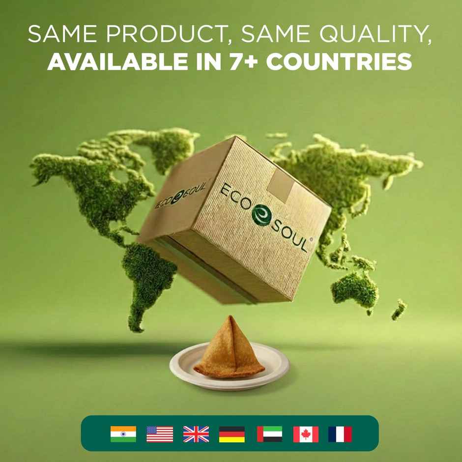 Disposable Plate | Round | 6 inch | 25 Count | Eco Soul