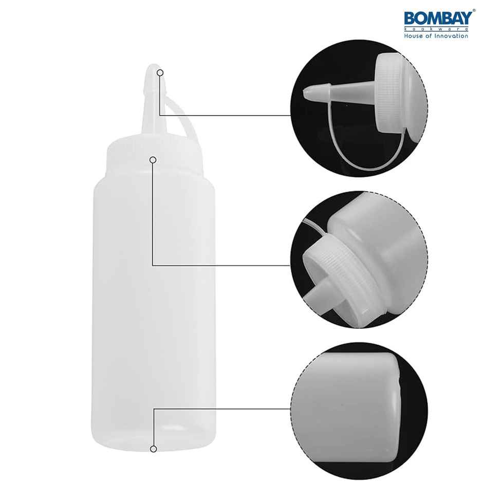 Tomato Sauce Bottle 500 ml | 2 Pcs Set White