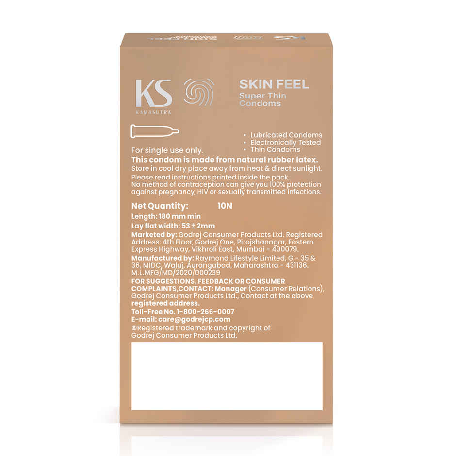 KamaSutra Skin Feel Thinnest Condoms for Men
