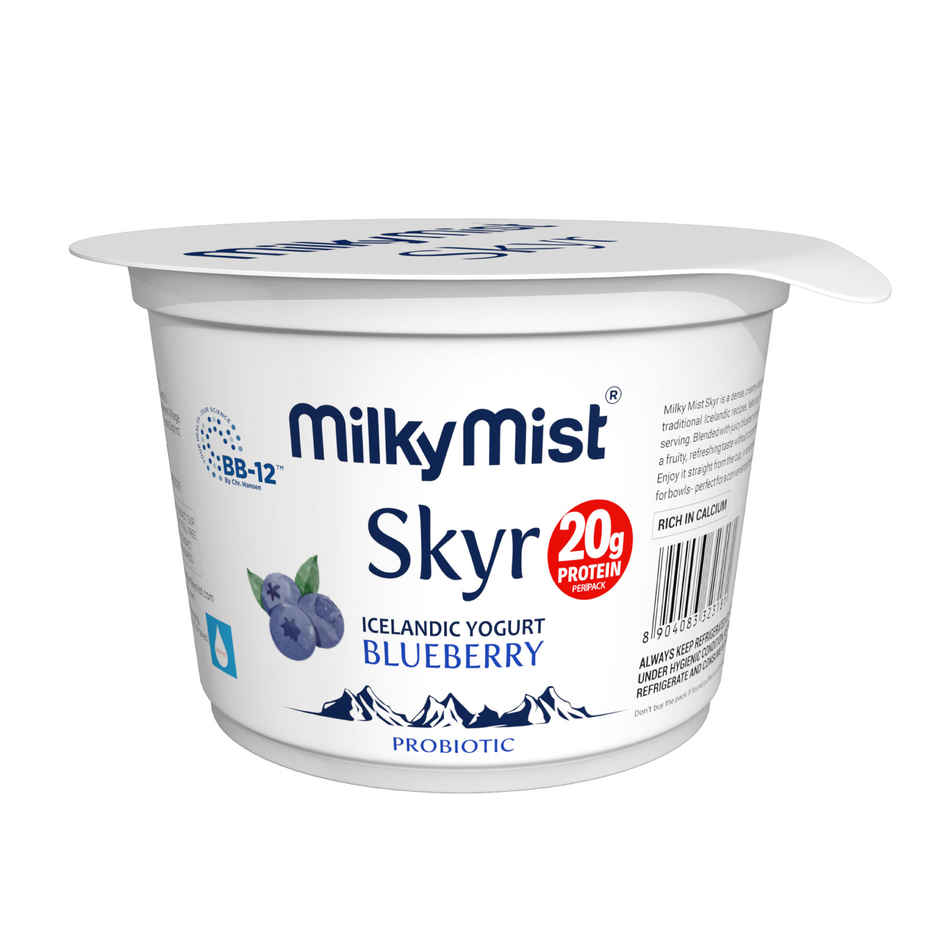 Milky Mist Skyr Blueberry Yogurt