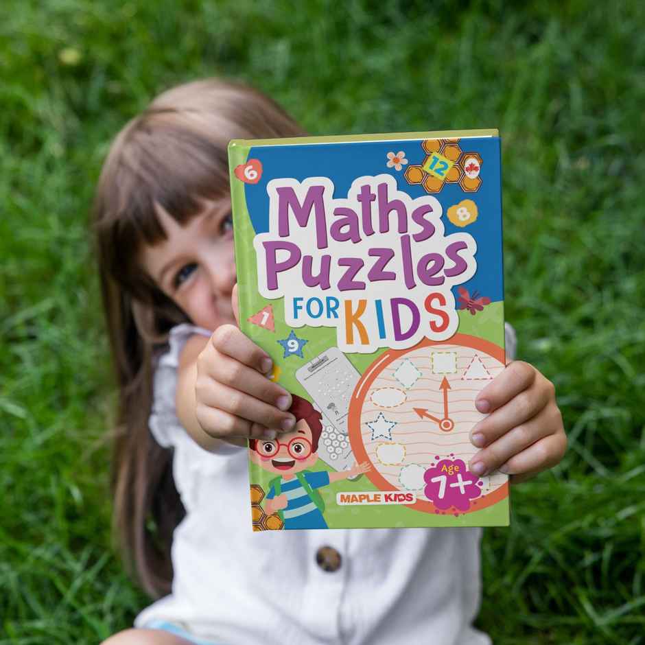 Maple Press Activity Book for Kids - Maths Puzzles | Brain Teasers & Puzzles | Brain Boosting Activity Book