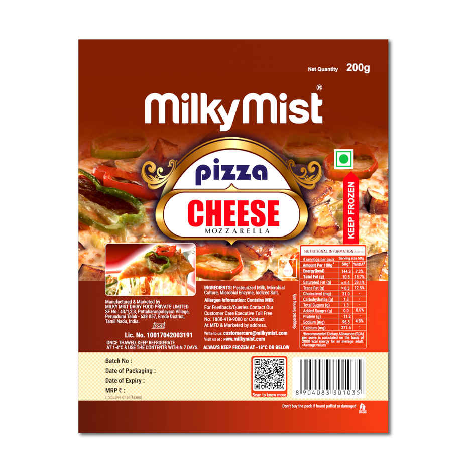 Milky Mist Mozzarella Pizza Cheese