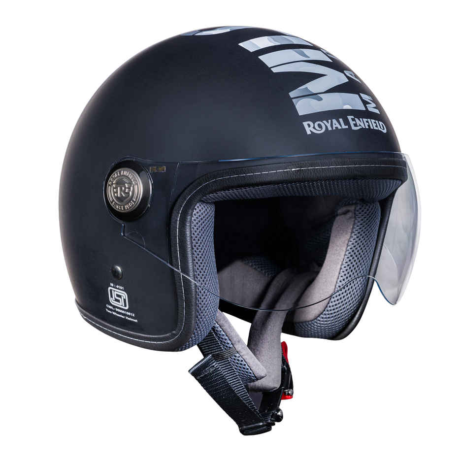 Royal Enfield Chopper Helmet | Matt Black | L | 60 cm