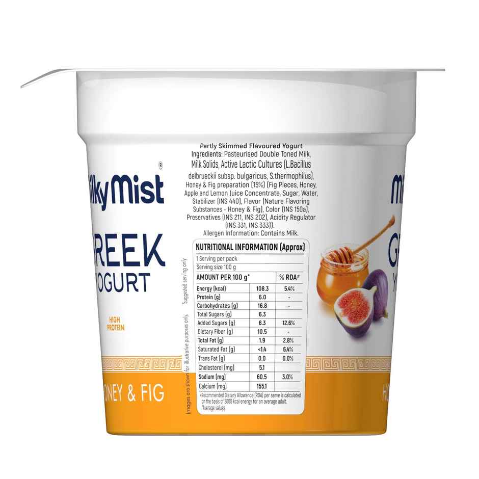 Milky Mist Honey & Fig Yogurt Combo