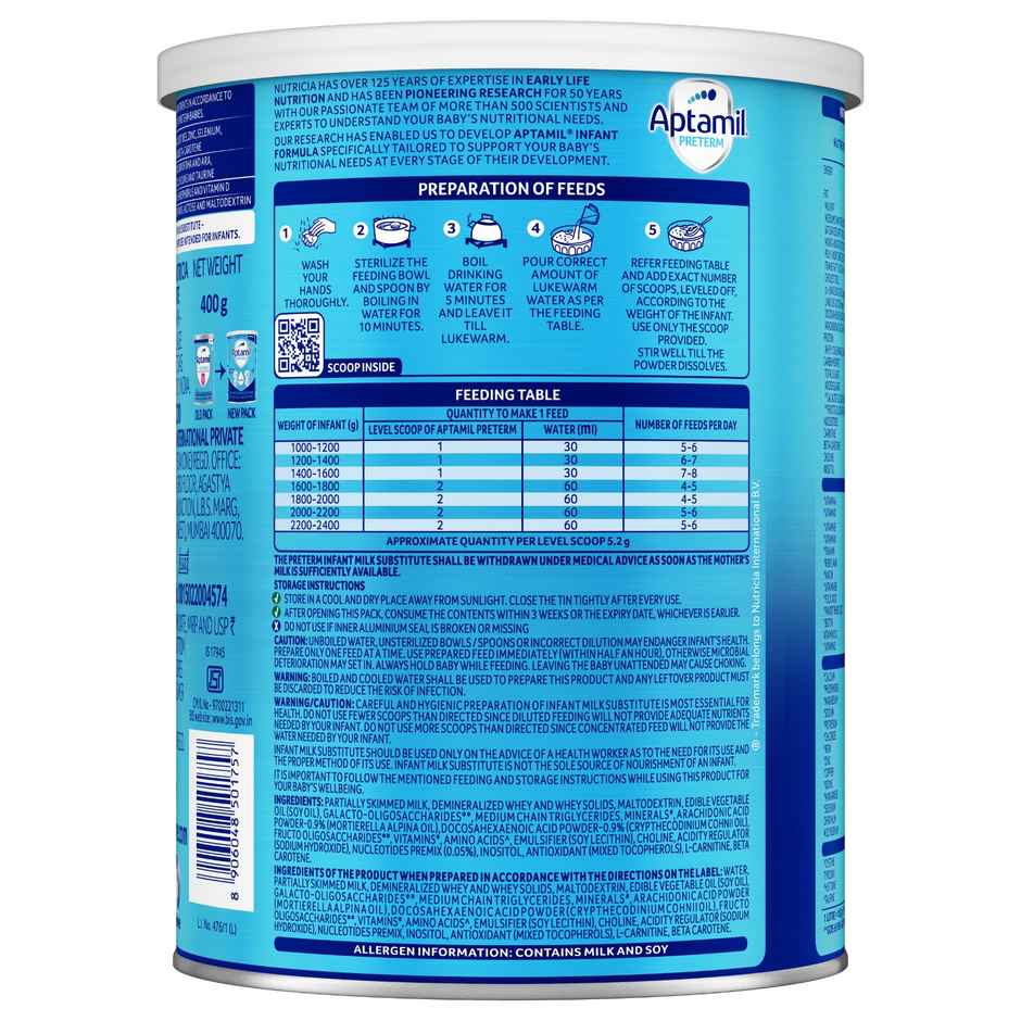 Aptamil Preterm | Tin