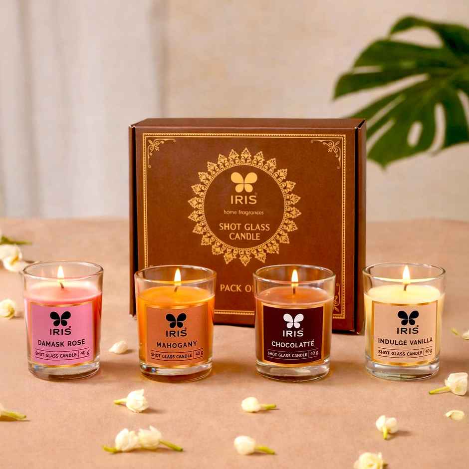 IRIS Shot Glass Candle | 40 gm each