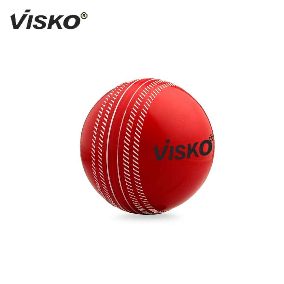 Visko MOI0011 Synthetic Cricket Wind Ball | Pack of 1 | Red