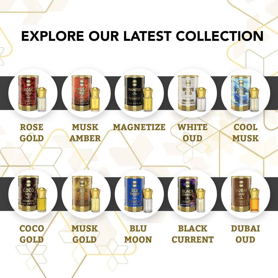 Ajmal Magnetize Attar Long Lasting Alcohol Free Perfume Oil for Men