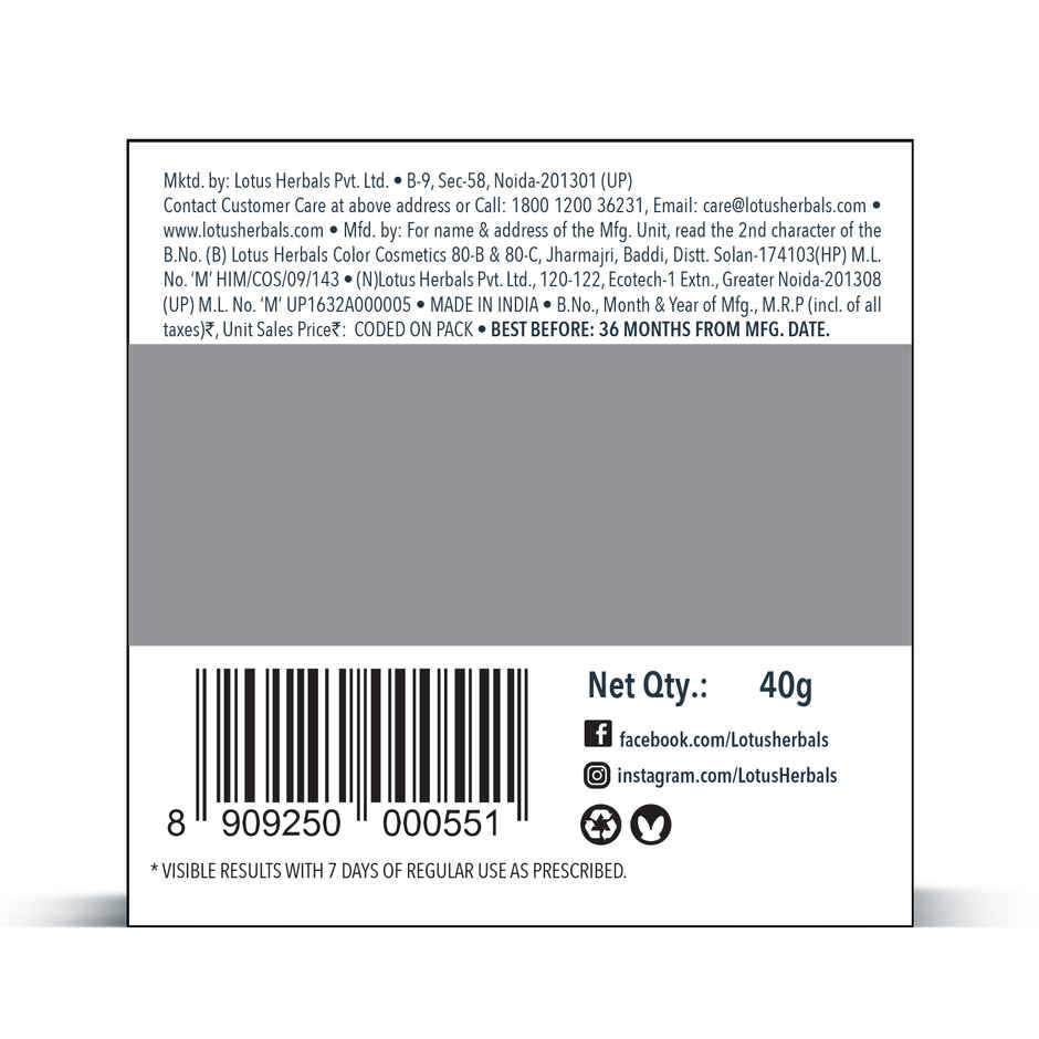 Lotus Herbals Whiteglow Skin Whitening & Brightening Gel Cream SPF 25 Pa +++