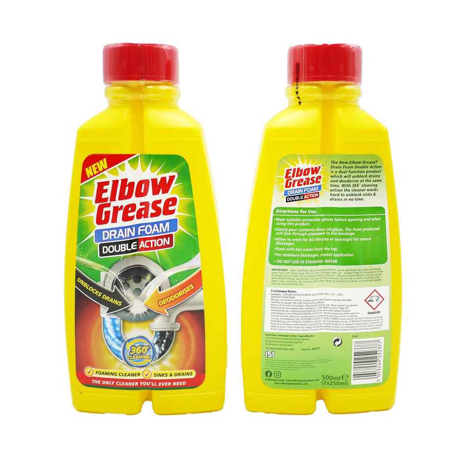 Elbow Grease Double Action Drain Foamer