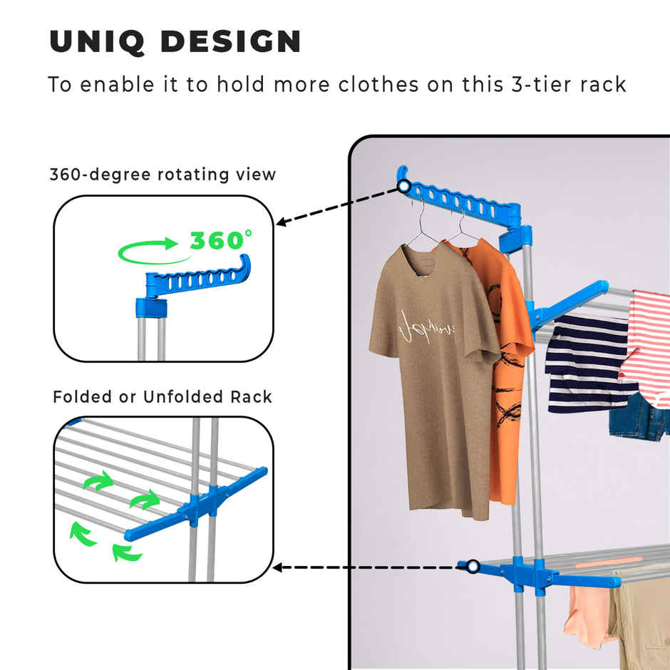 The Next Trend Jumbo Clothes Drying Stand