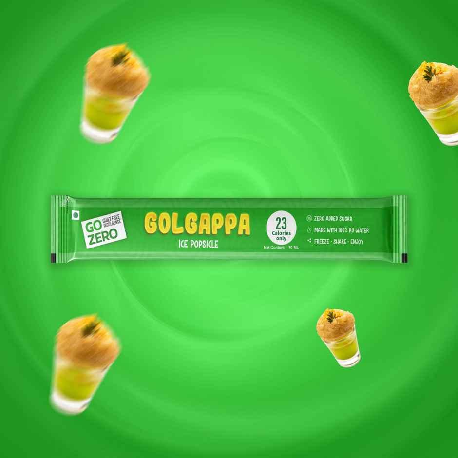 Go Zero - Golgappa Low Calorie Ice Popsicle