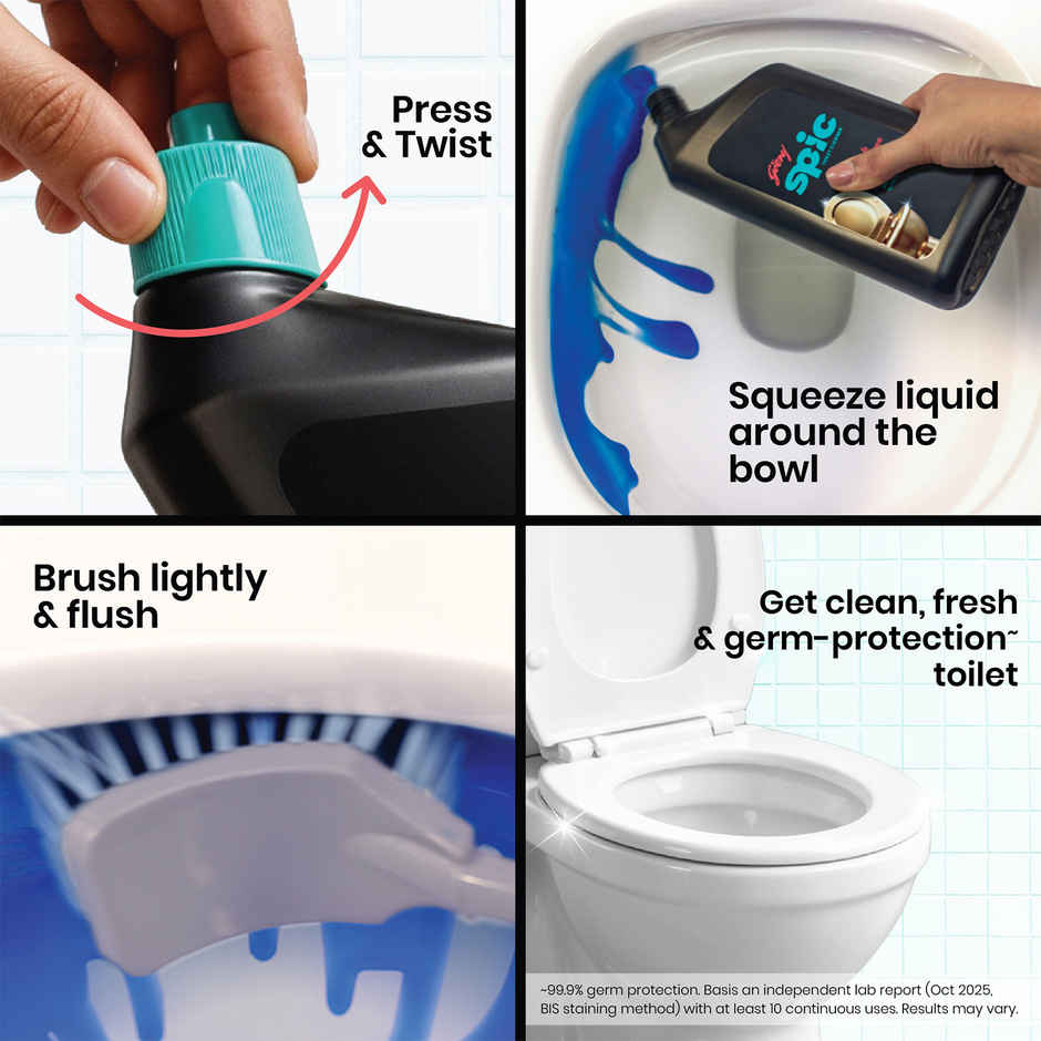 Godrej Spic Disinfectant Toilet Cleaner  Combo 