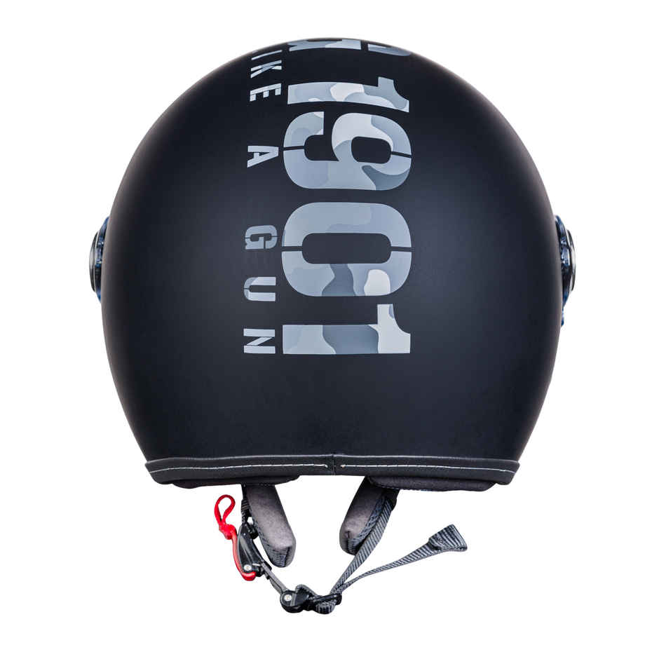 Royal Enfield Chopper Helmet | Matt Black | M | 58 cm