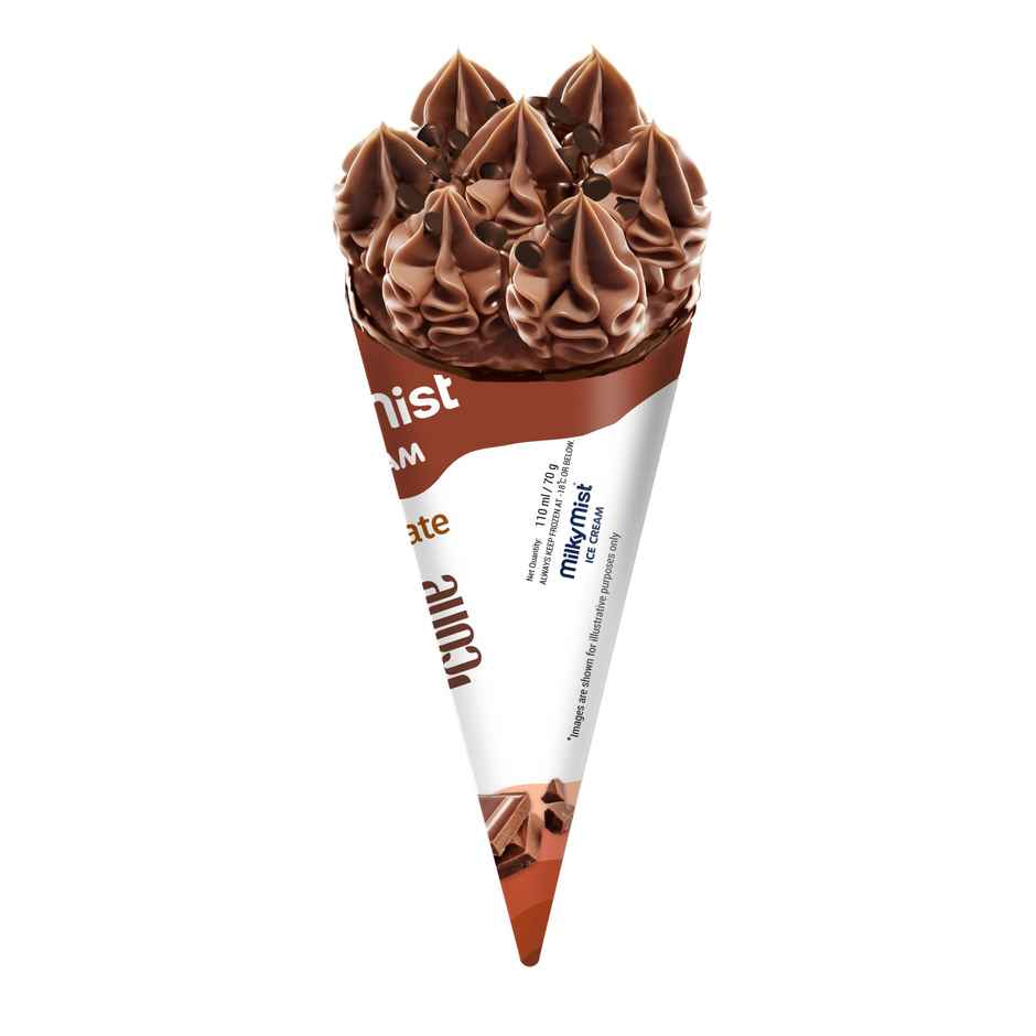 Milkymist Chocolate Cone | Ice Cream Cone