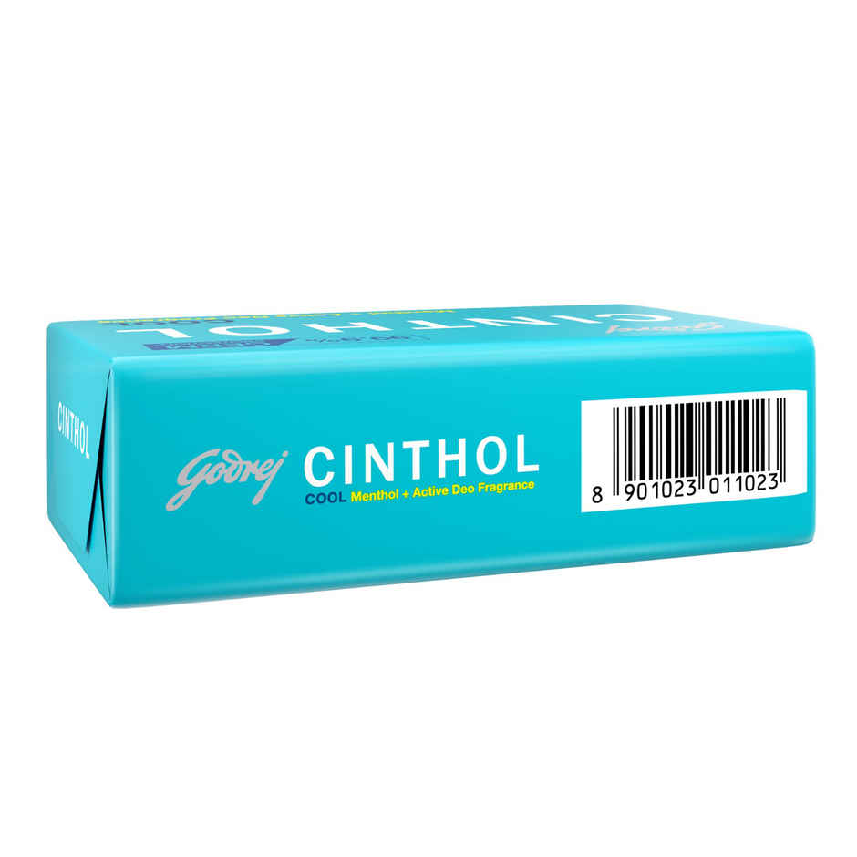 Cinthol Cool Bath Soap - Grade 1 Soap - For All Skin Types