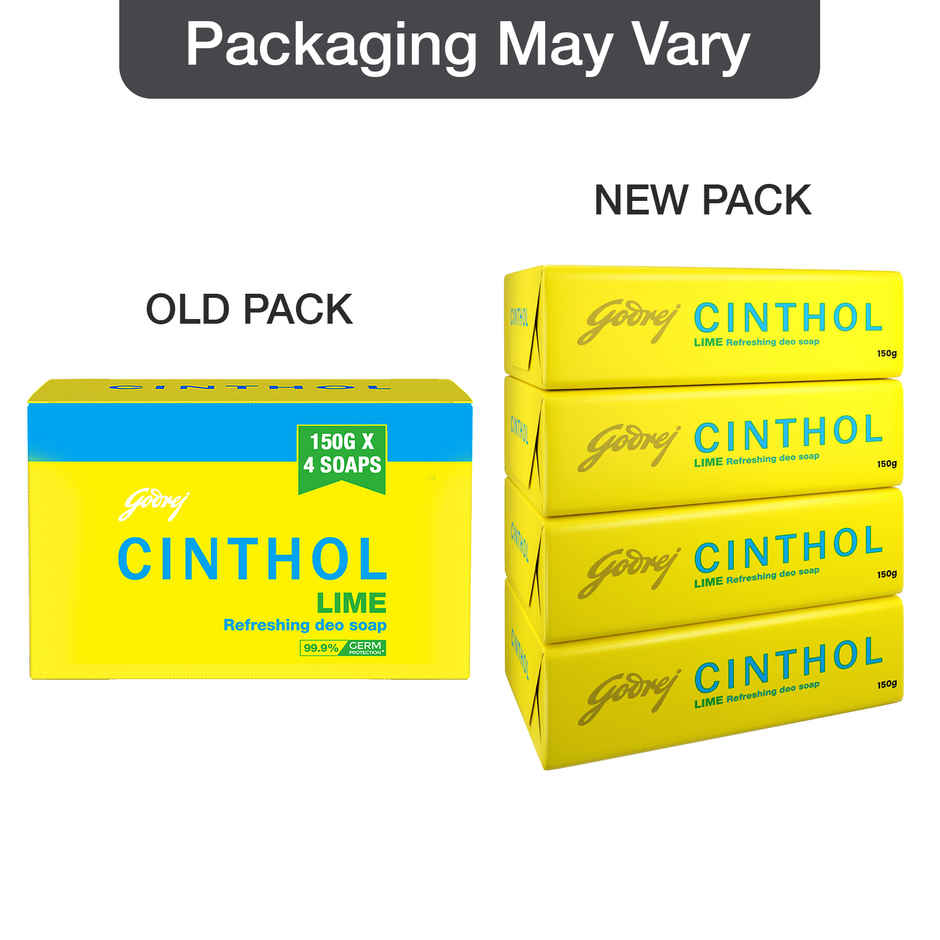 Cinthol Lime Bath Soap - Value Pack, For Men & Women