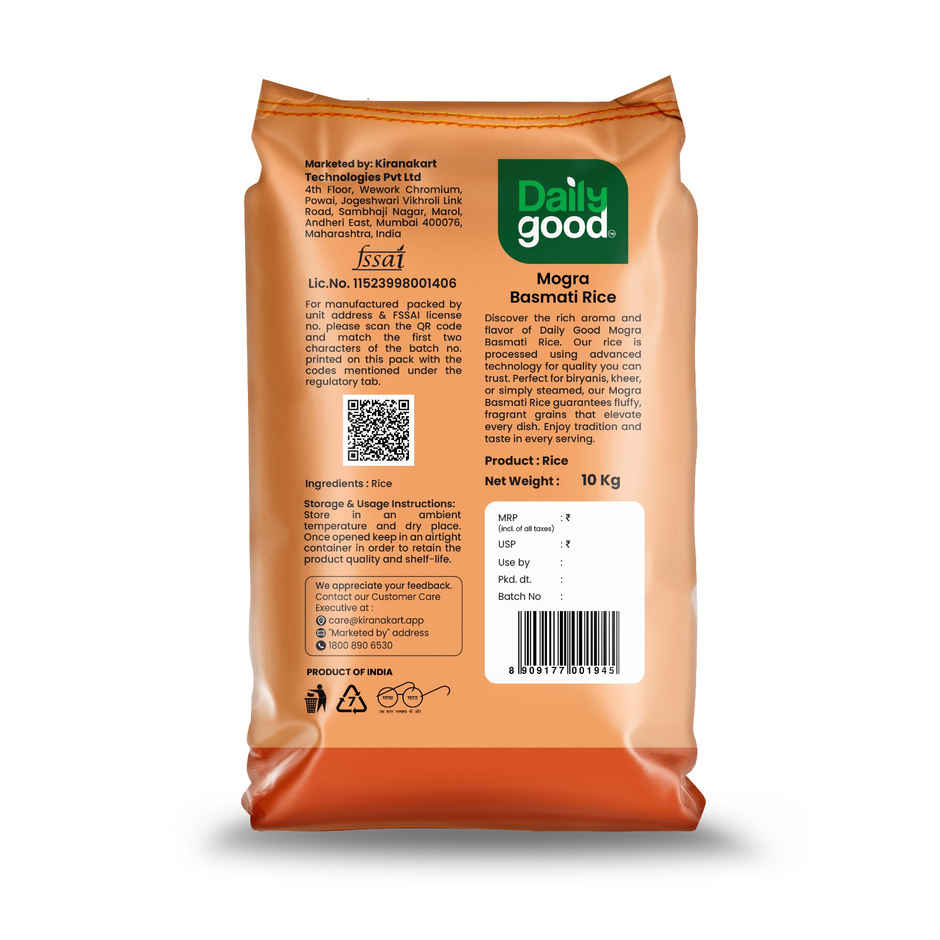 Daily Good Mogra Basmati Rice | Broken Grain