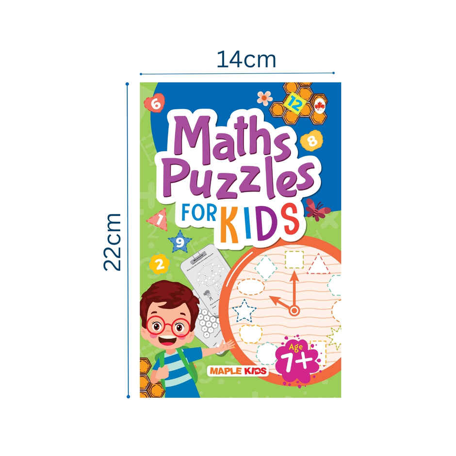 Maple Press Activity Book for Kids - Maths Puzzles | Brain Teasers & Puzzles | Brain Boosting Activity Book