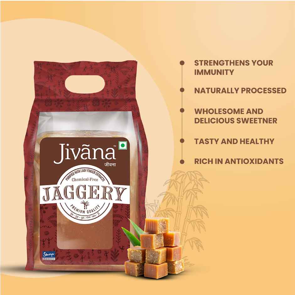 Jivana Jaggery Block | Chemical Free