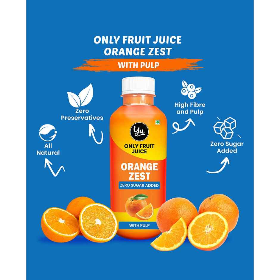 Yu Orange Juice With Pulp - Only Fruit Juice