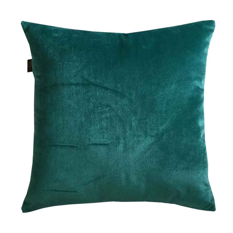 Lushomes Velvet Cushion Covers - Turquoise | 16 x 16 inch