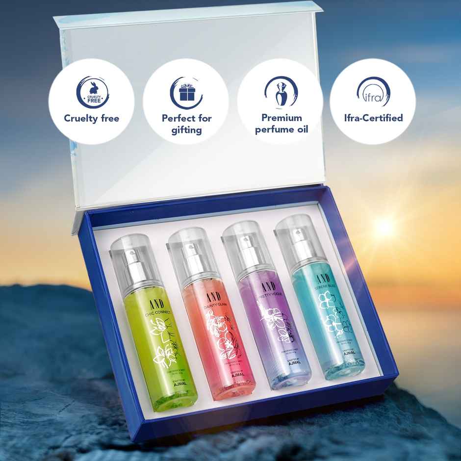 AND by Ajmal Body Mist Gift Set For Women With Chic Connect | Gifting Essential