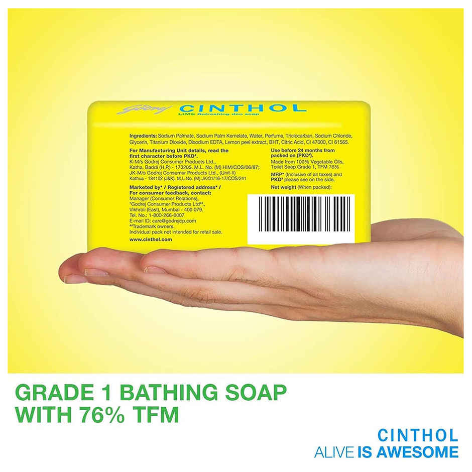 Cinthol Lime Bath Soap