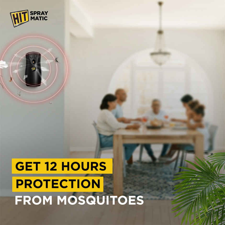 Hit Spray Matic Mosquito Repellent Refill Combo