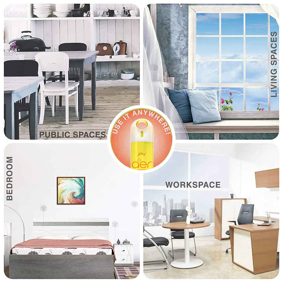 Godrej aer Spray Room Freshener for Home & Office - Citrus Blast