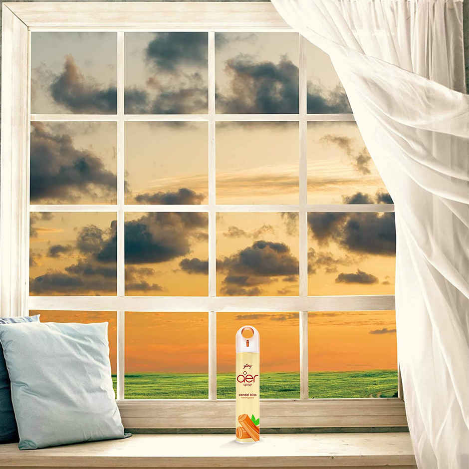 Godrej aer Spray Room Freshener for Home & Office - Sandal Bliss