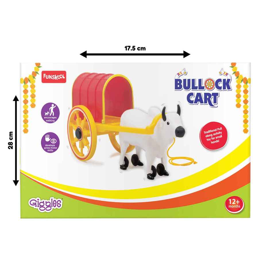Giggles Funskool Bullock Cart Pull Along Toy