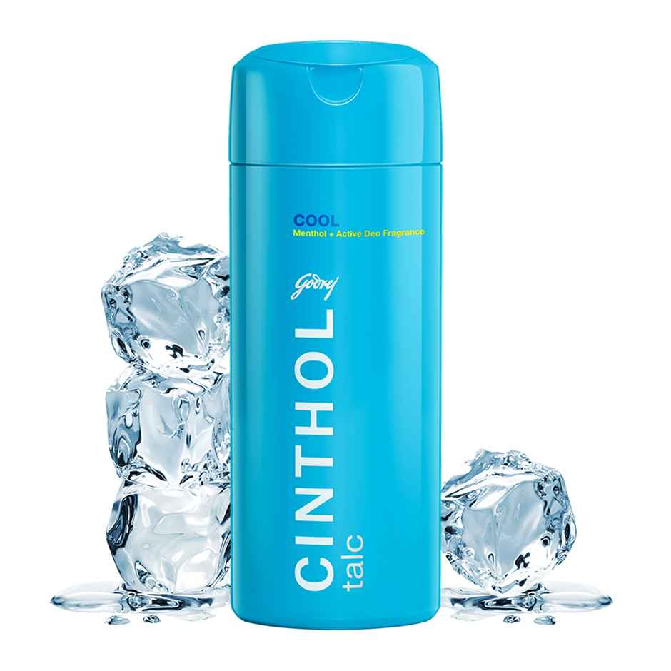 Godrej Cinthol Cool Talcum Powder Superior Germ Protection Insta Deo Fragrance