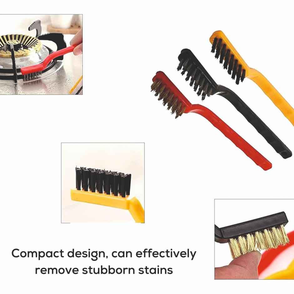 KVG Stove Cleaner | Bathroom Tap Cleaner | Hard Metal Brush | Rust Remover Brush