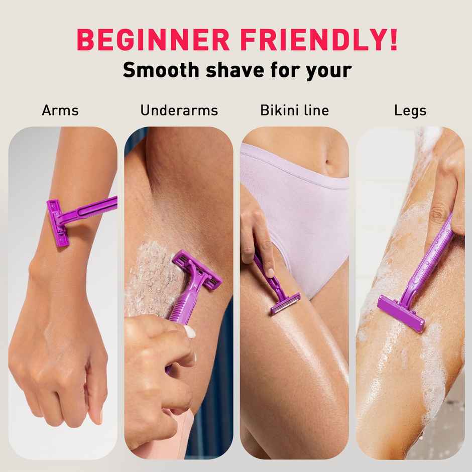 Sirona Disposable Body Razor for Women's Hair Removal | Precision Smooth and Hassle-Free Shaving