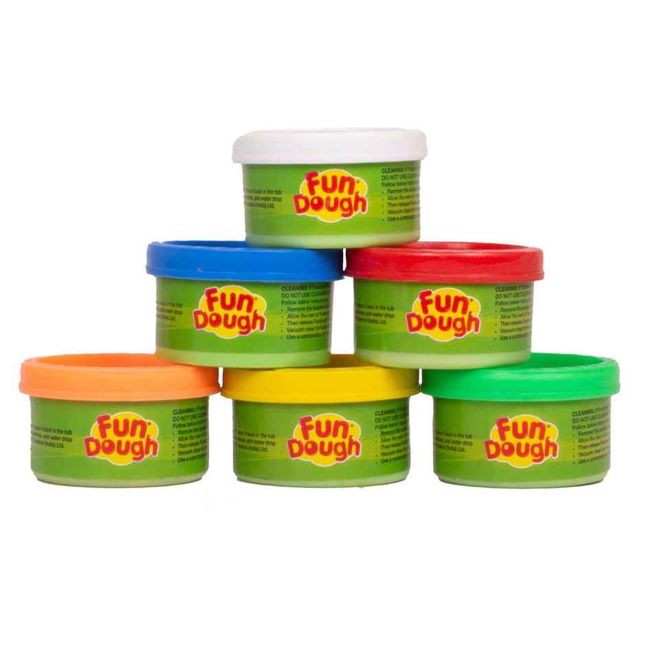 Fundough Mini Fun Pack, Play Dough, Child-Safe Clay