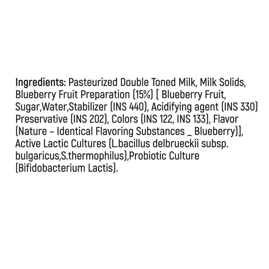 Milky Mist Greek Yogurt Blueberry