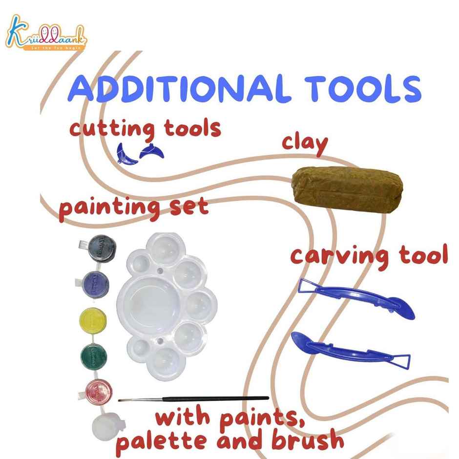 Kriiddaank Disney Frozen Pottery Wheel Kit DIY Battery Operated Painting Set with Clay and Tools