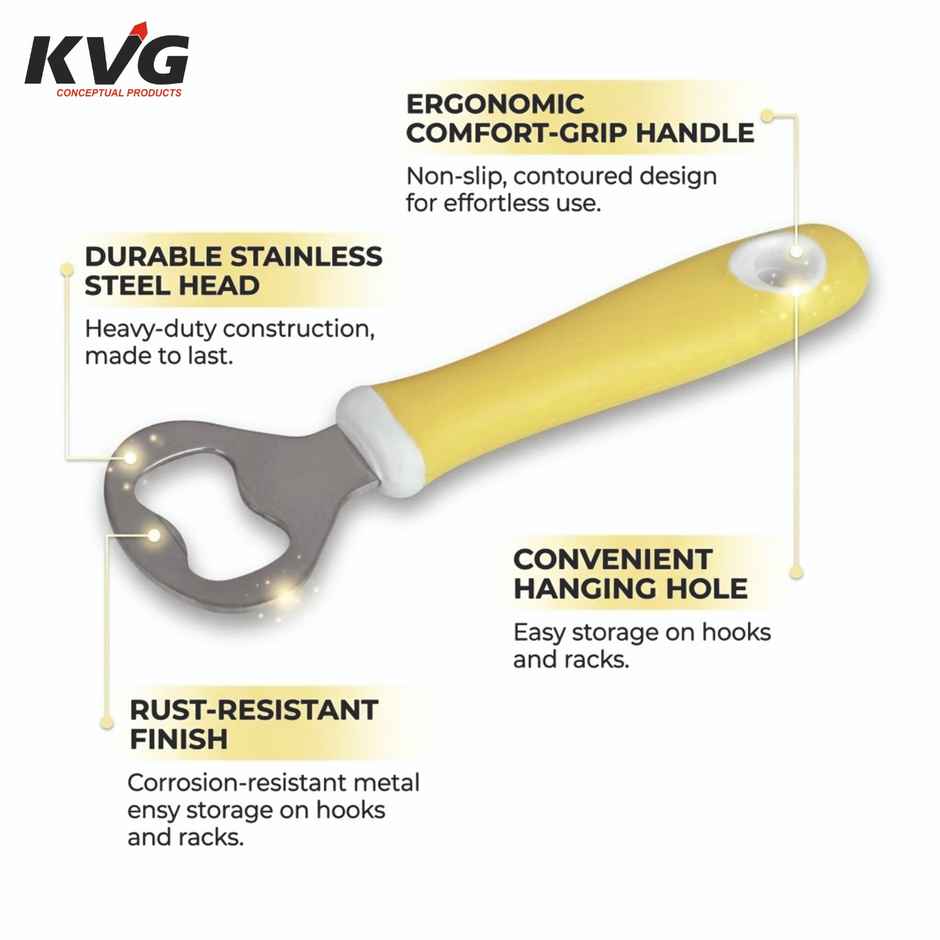KVG Bottle Opener For Coldrink | Beer Bottle Opener Bar Tool | Assorted