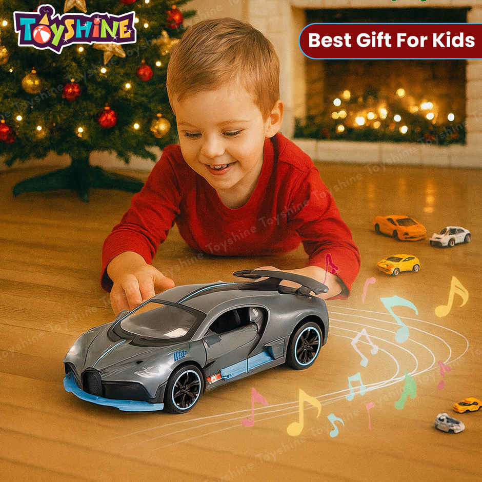 Toyshine 1:32 Scale Die Super Fast Racing Model Car with Music Lights Along with Pull Back Function