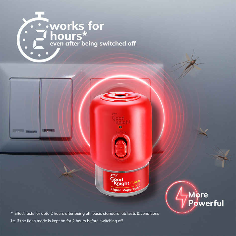 Good Knight Gold Flash Liquid Vapourizer, Mosquito Repellent Refill ( Pack Of 4)(180ml) & Good Knight Gold Flash Liquid Vapourizer, Mosquito Repellent Refill ( Pack Of 2)(90ml) Combo