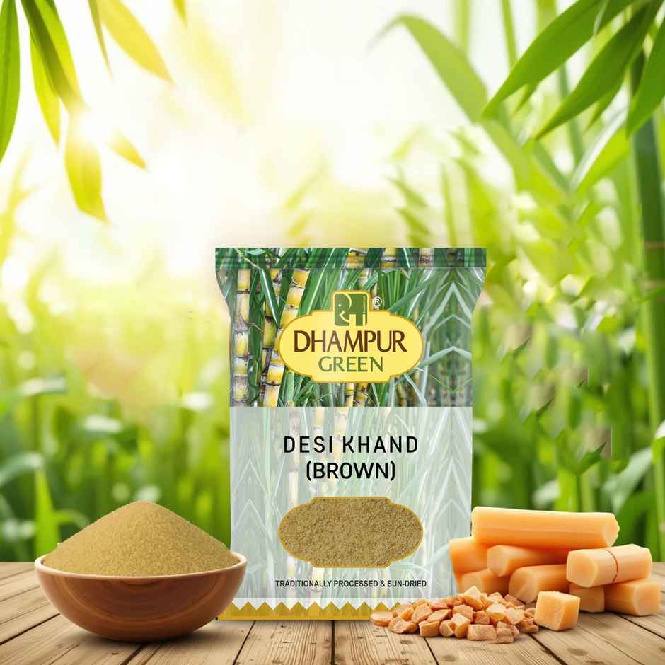 Dhampur Green Natural Desi Khand (Brown)