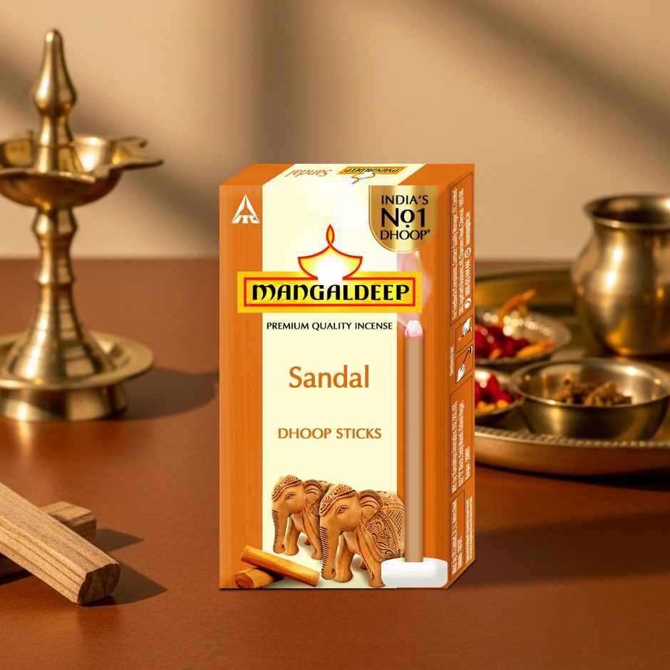 Dry Dhoop Sticks | Sandal | Mangaldeep