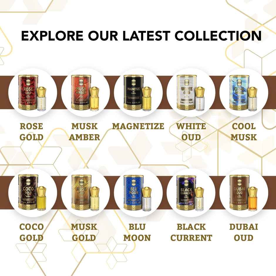 Ajmal Dubai Oud Concentrated Perfume Free From Alcohol For Unisex