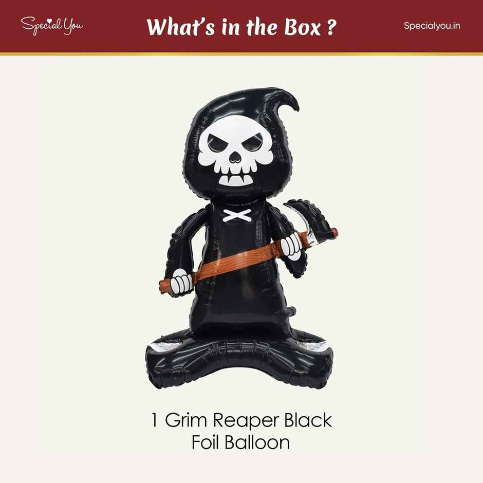 Grim Reaper Black Foil Balloon | Halloween Special | Special You