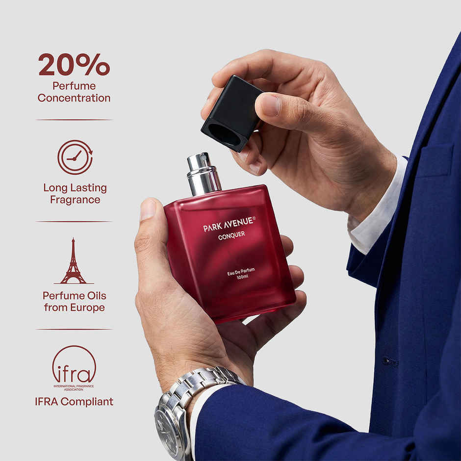 Park Avenue Conquer Eau De Parfum for Men | Premium Perfume Fragrance