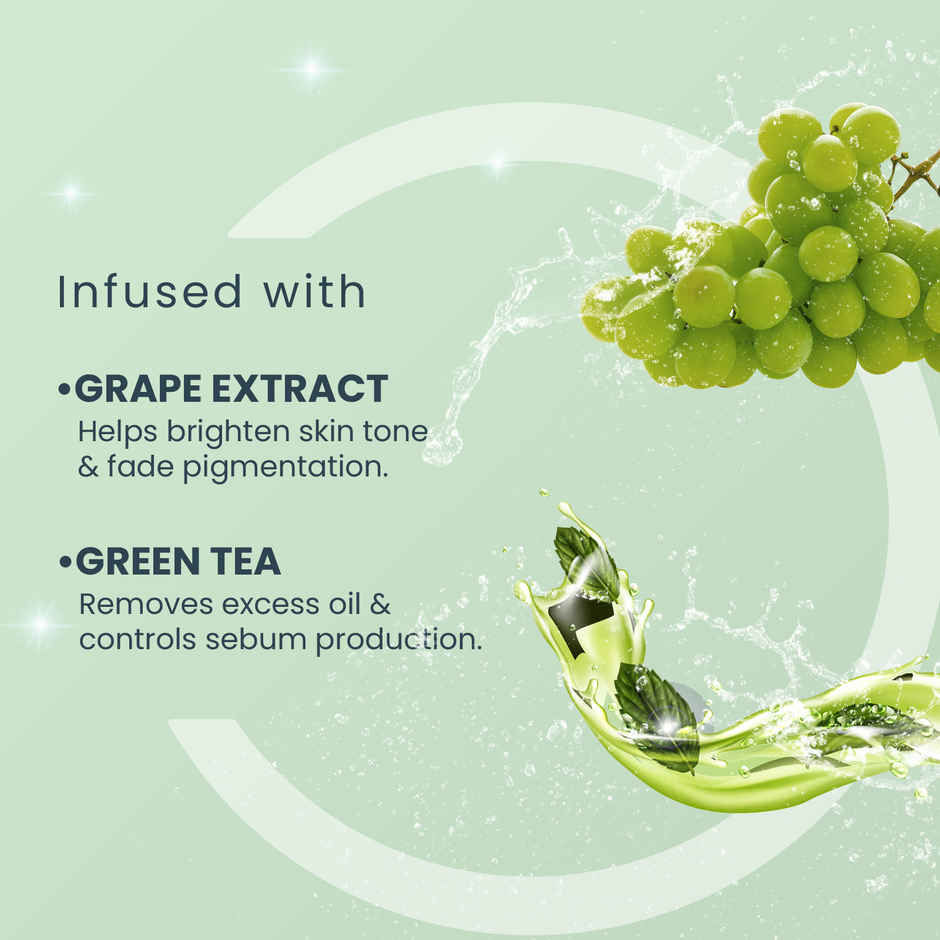 Lotus Herbals Whiteglow Active Skin Whitening & Oil Control Face Wash With Green Tea Extract Brightens Skin For All Skin Types
