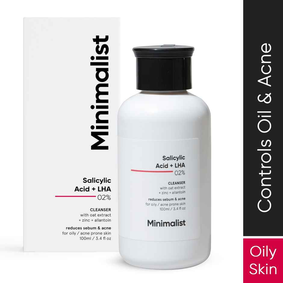 Minimalist 10% Vitamin B5 Oil-Free Face Moisturizer Gel(50gms) & Minimalist 02% Salicylic Acid + Lha Face Cleanser(100ml) Combo