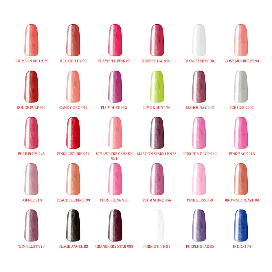 Lotus Make-Up Colorkick Nail Enamel - Pink Rage 918 | Chip Resistant | Glossy Finish