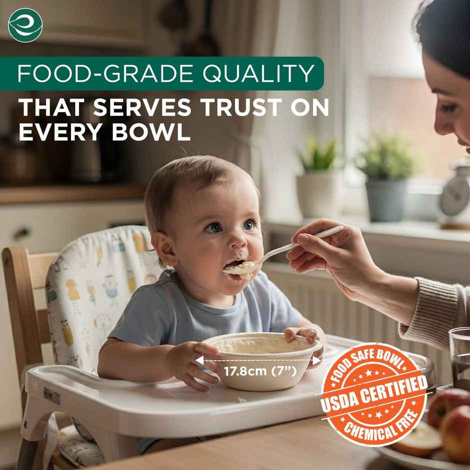 Round Disposable Bowl | 475 ml | 10 Count | Eco Soul